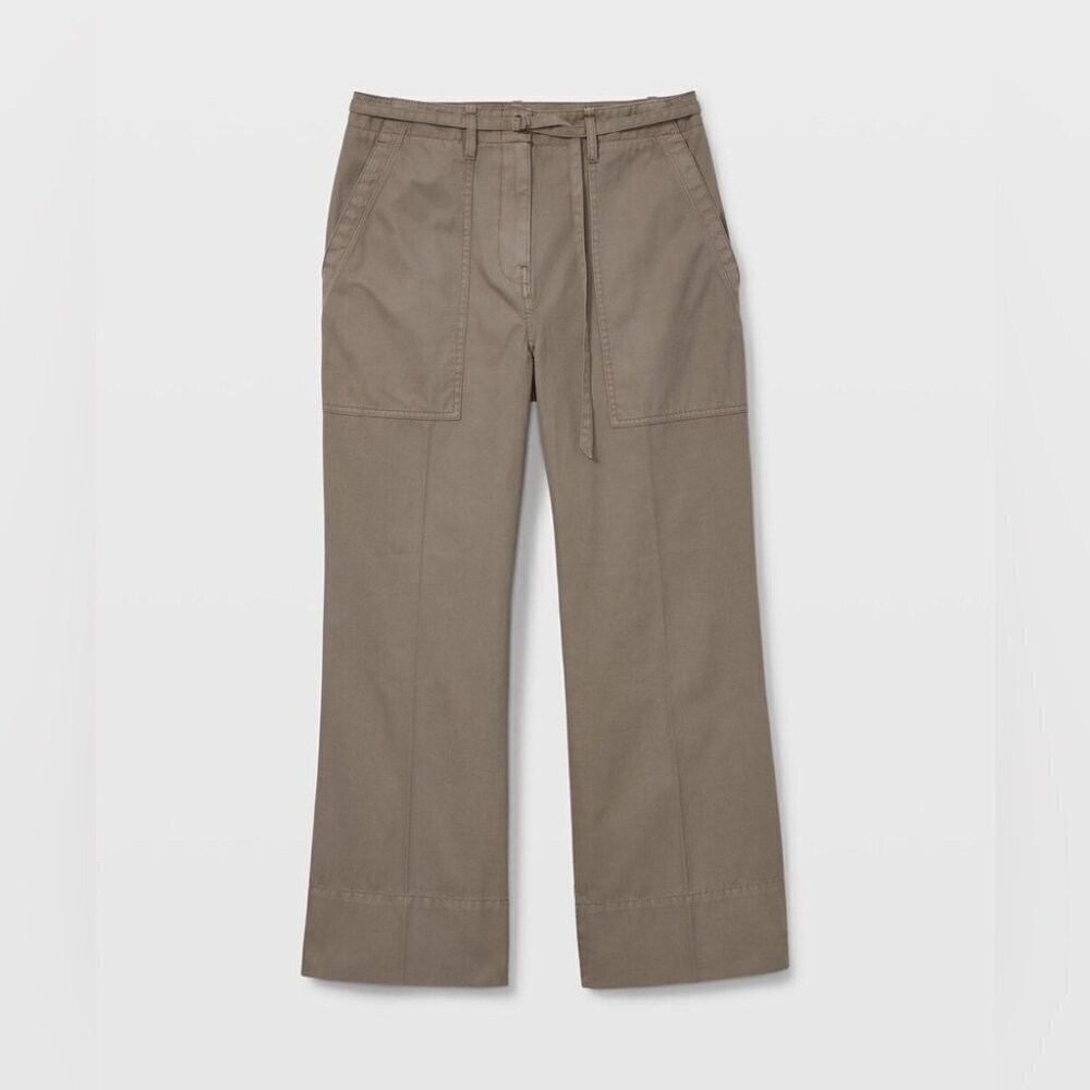 Club Monaco Tea Dyed Bootcut Utility Khaki Pants Size 0
